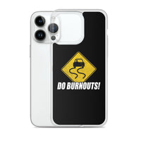 Thumbnail for Funny Car Enthusiast Burnout Sign Phone Case for iPhone®