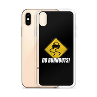 Thumbnail for Funny Car Enthusiast Burnout Sign Phone Case for iPhone®