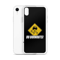 Thumbnail for Funny Car Enthusiast Burnout Sign Phone Case for iPhone®