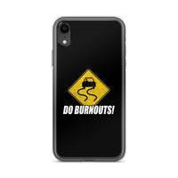 Thumbnail for Funny Car Enthusiast Burnout Sign Phone Case for iPhone®
