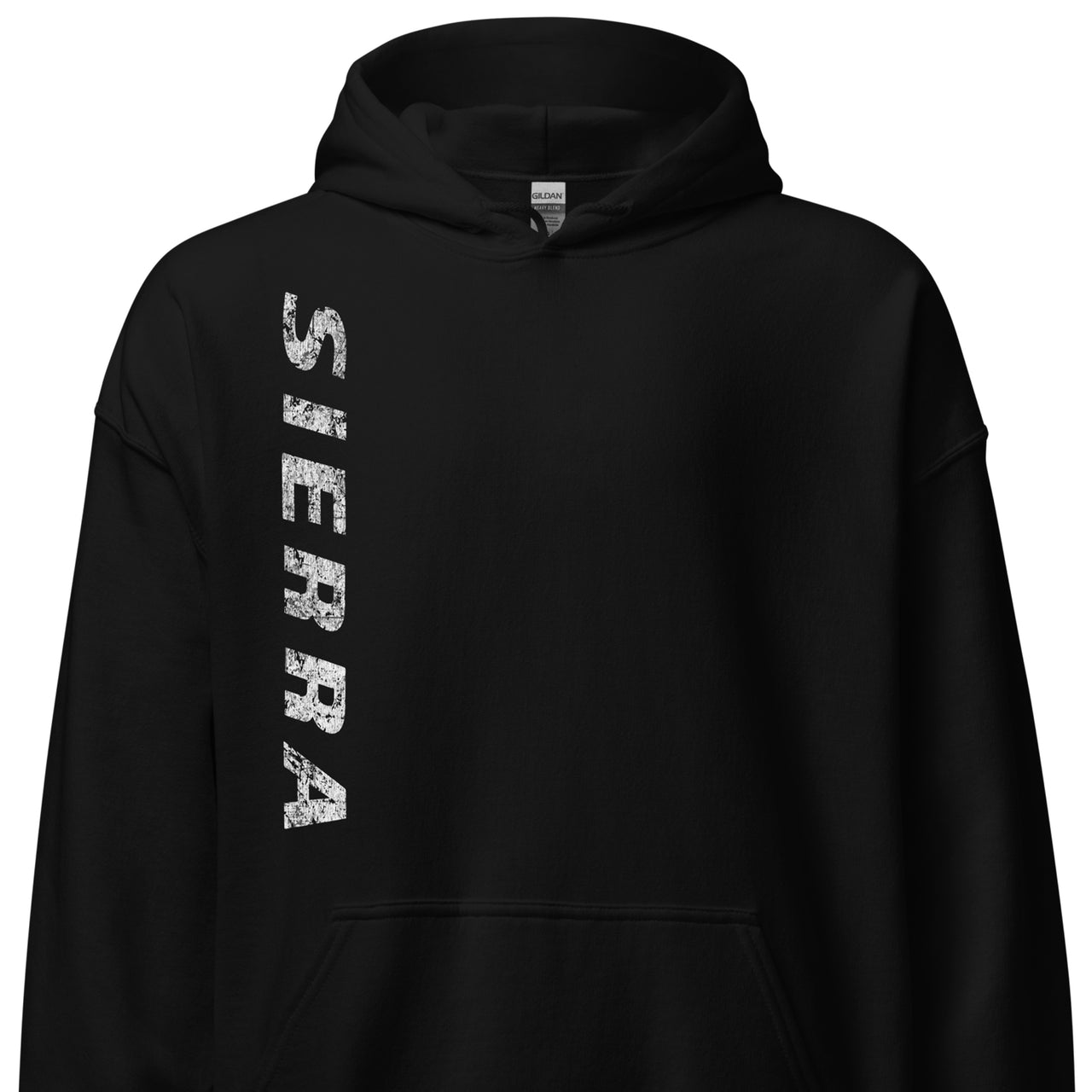Sierra Truck American Flag Hoodie - front hoodie