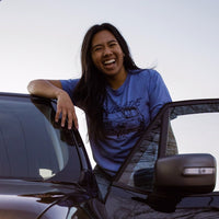 Thumbnail for Mens Jeep® Renegade - LDD Series - Triblend Lake Blue T-Shirt