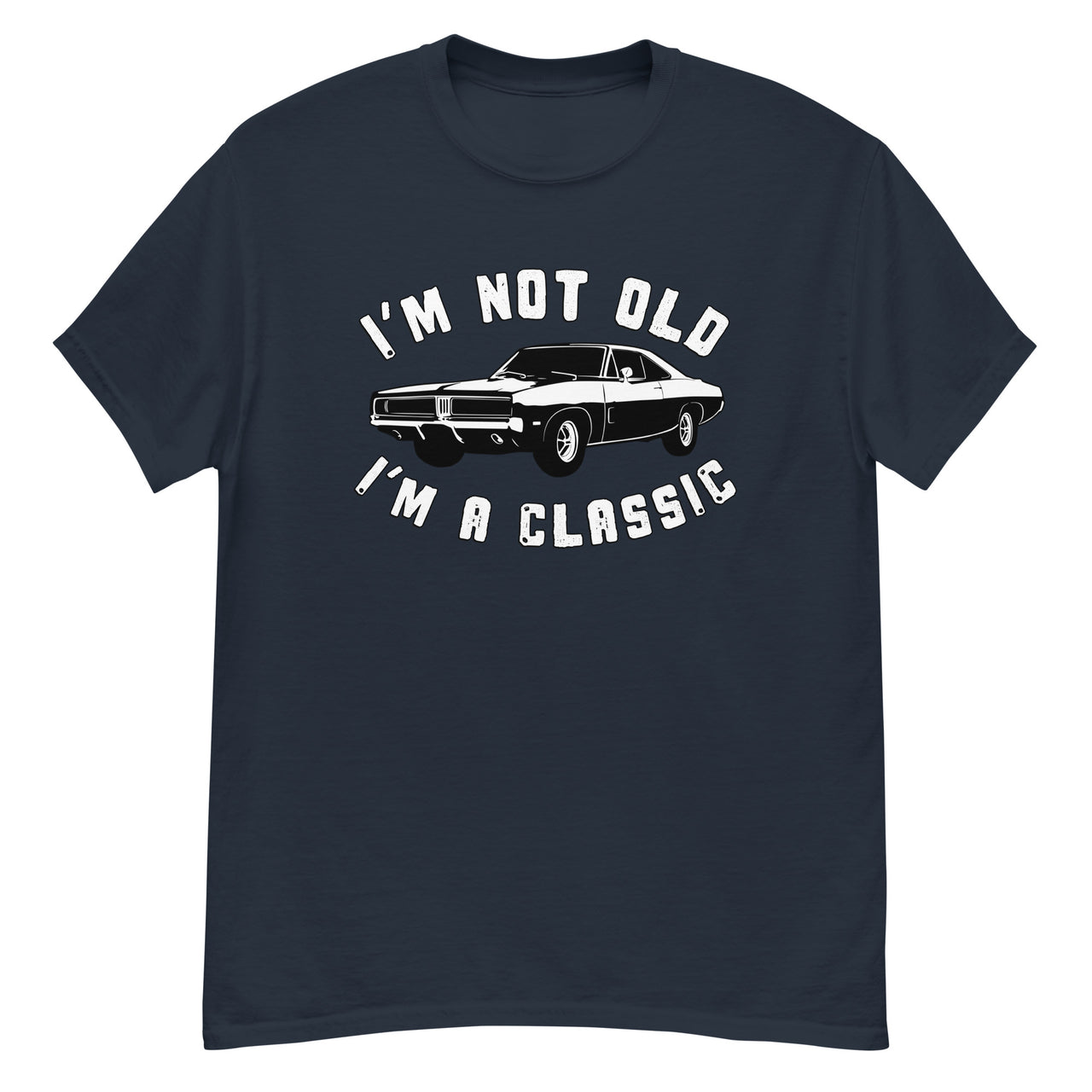 Im Not Old Im A Classic 69 Charger TShirt in navy