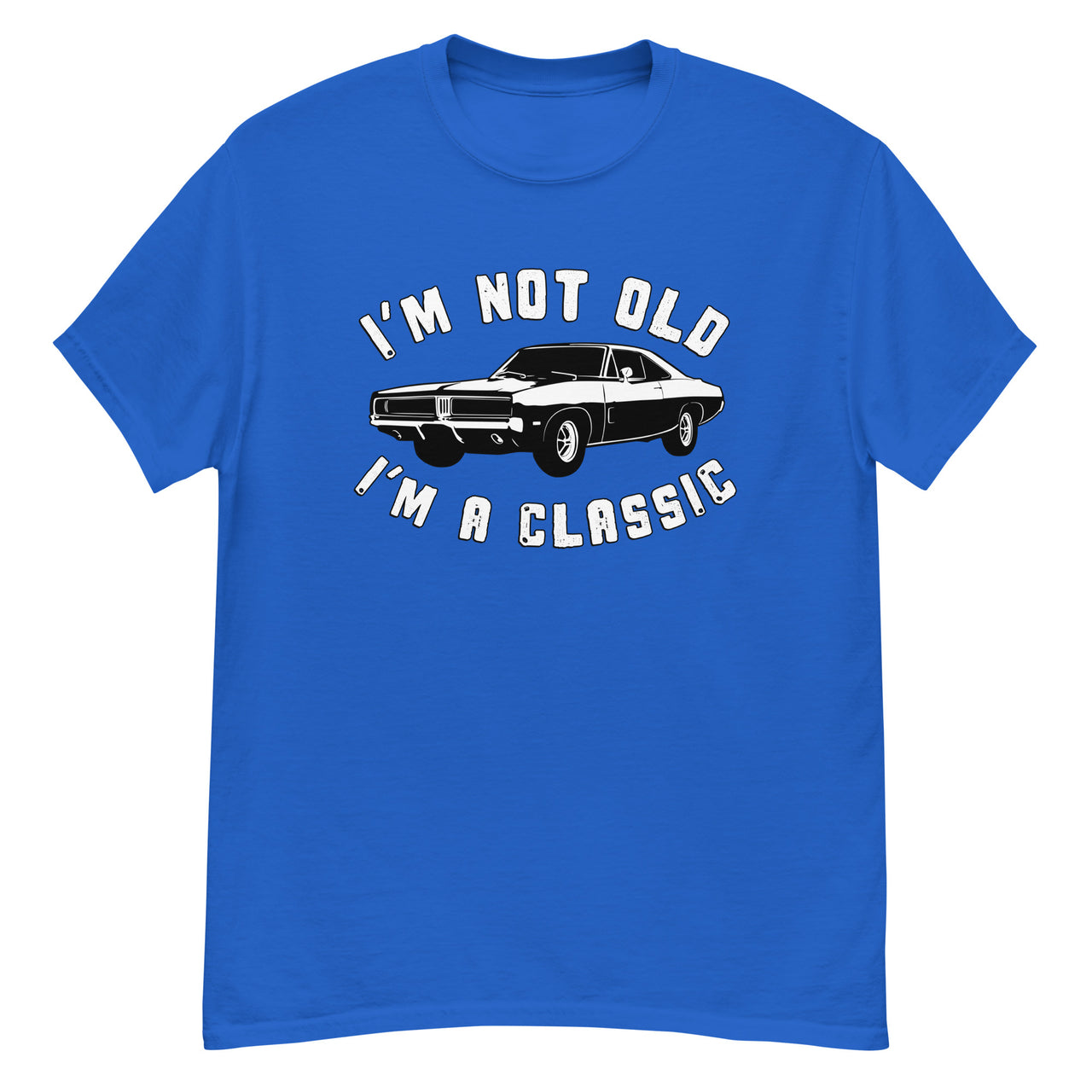 Im Not Old Im A Classic 69 Charger TShirt in royal