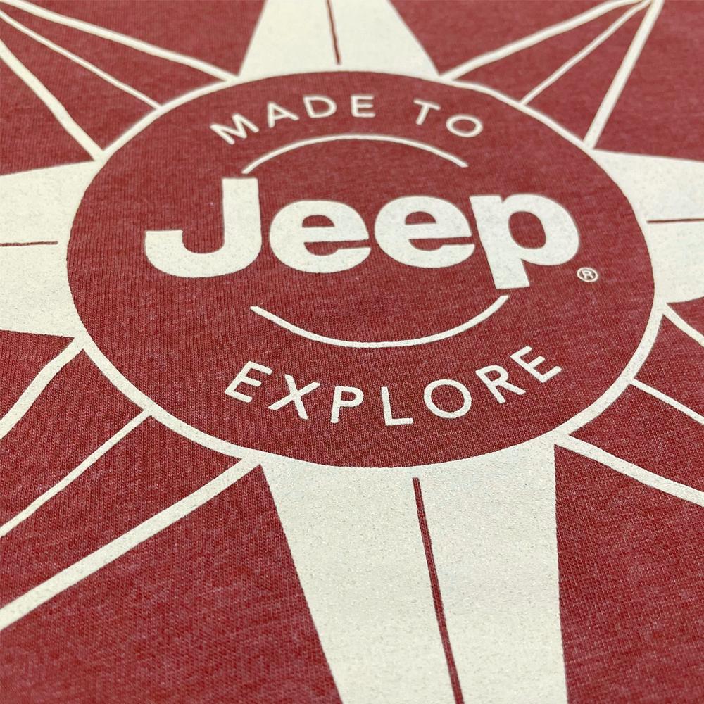 Mens Jeep® Compass T-Shirt - Spice Heather