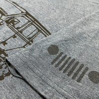 Thumbnail for Mens Jeep® JL Wrangler - LDD Series - Triblend Indigo Blue T-Shirt