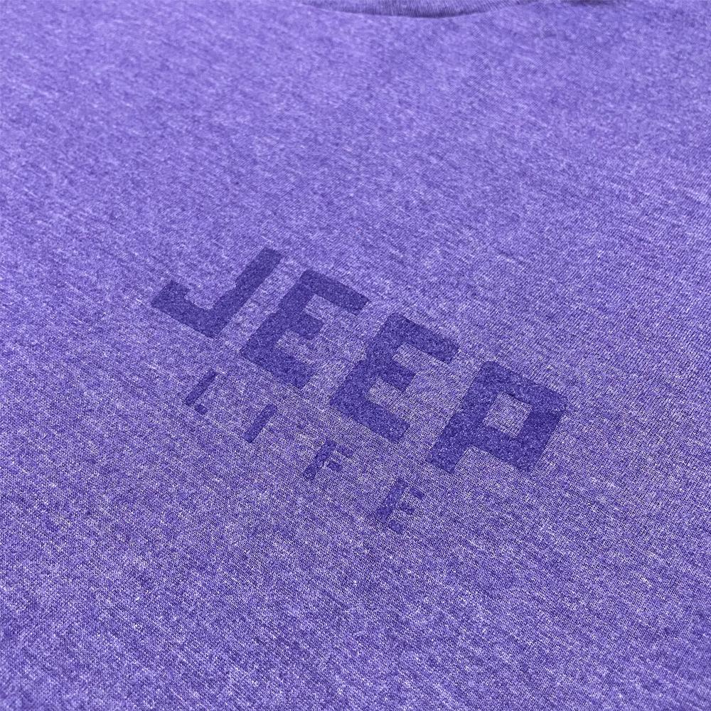 Mens Jeep® Life Purple Tone Triblend T-Shirt