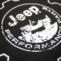 Thumbnail for Mens Jeep® Performance Distressed Logo T-Shirt - Black
