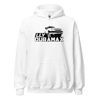 Thumbnail for LLY Duramax Truck Hoodie Sweatshirt in white