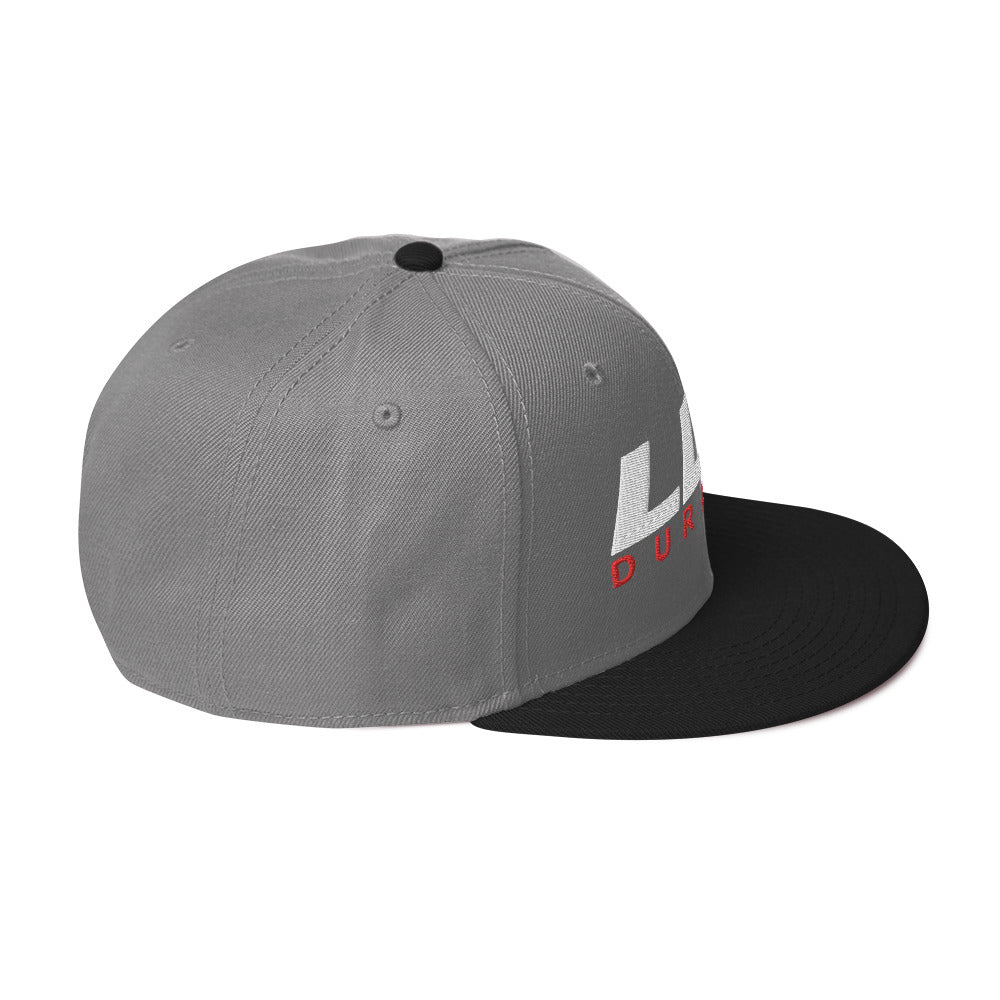 LLY Duramax Snapback Hat grey / black right