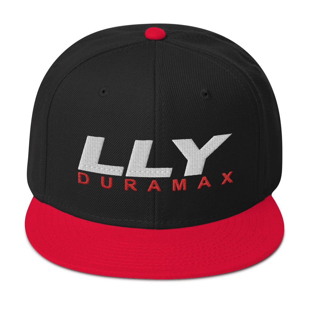 LLY Duramax Snapback Hat red / black