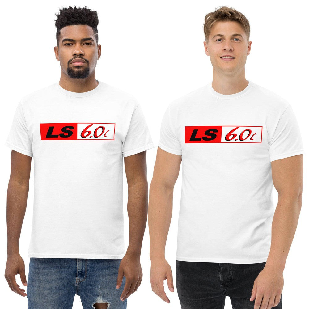 LS2 6.0 LS Engine T-Shirt-In-White-From Aggressive Thread