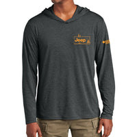 Thumbnail for Mens Long Sleeve Hooded Jeep® Sasquatch T-Shirt-Black Heather