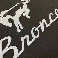 Thumbnail for Ladies Ford Bronco Script V-Neck - Black