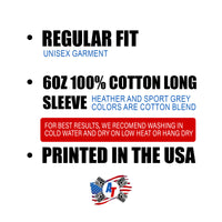 Thumbnail for 1970 GTO Long Sleeve Shirt With American Flag-In-White-From Aggressive Thread