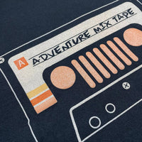 Thumbnail for Ladies Jeep® Adventure Mixtape T-Shirt - Black