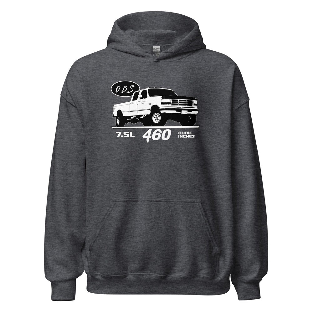 OBS Crew Cab 7.5l 460 Hoodie in grey
