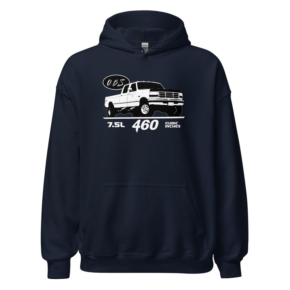 OBS Crew Cab 7.5l 460 Hoodie in navy