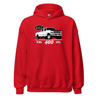 Thumbnail for OBS Crew Cab 7.5l 460 Hoodie in red