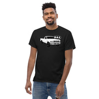 Thumbnail for OBS Truck T-Shirt modeled in black