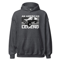 Thumbnail for OBS Bronco An American Legend Hoodie in dark heather