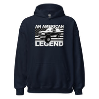 Thumbnail for OBS Bronco An American Legend Hoodie in navy