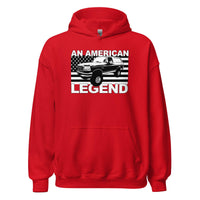Thumbnail for OBS Bronco An American Legend Hoodie in red