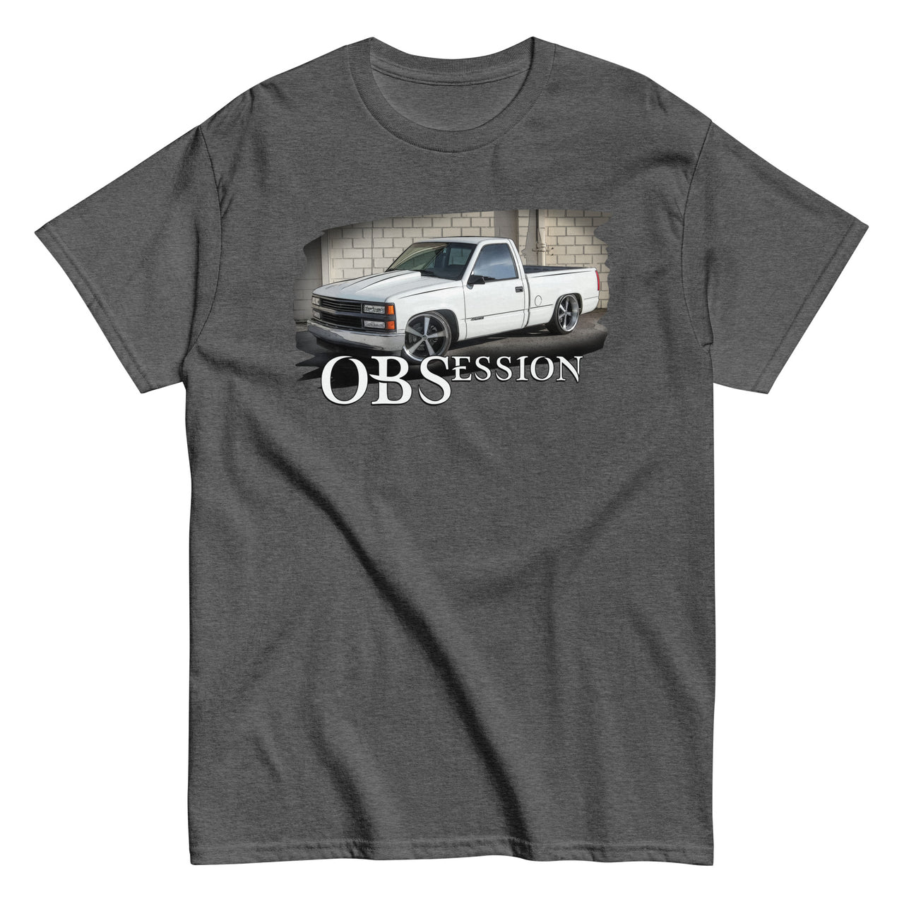 OBS Truck T-Shirt Lowered C1500 in dark heather