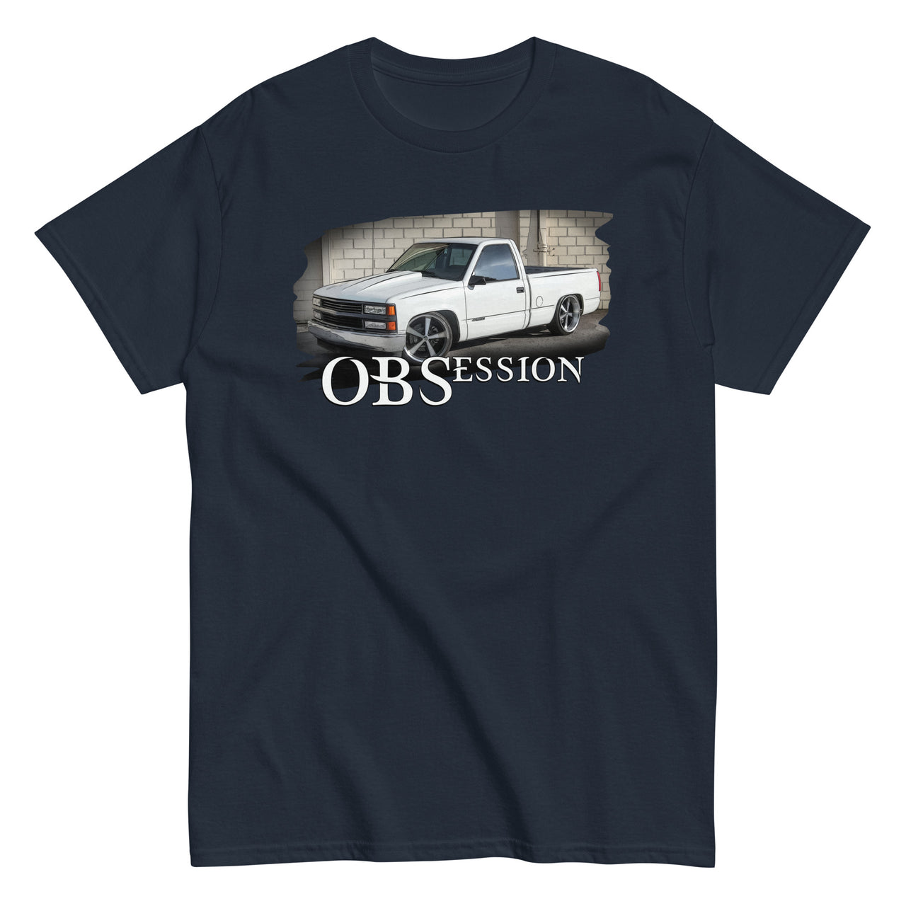 OBS Truck T-Shirt Lowered C1500 in navy