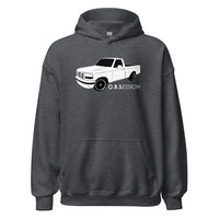 Thumbnail for OBS Truck Hoodie With Lowered Single Cab F150 Sweatshirt in grey