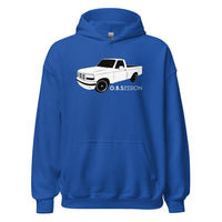 Thumbnail for OBS Truck Hoodie With Lowered Single Cab F150 Sweatshirt in royal