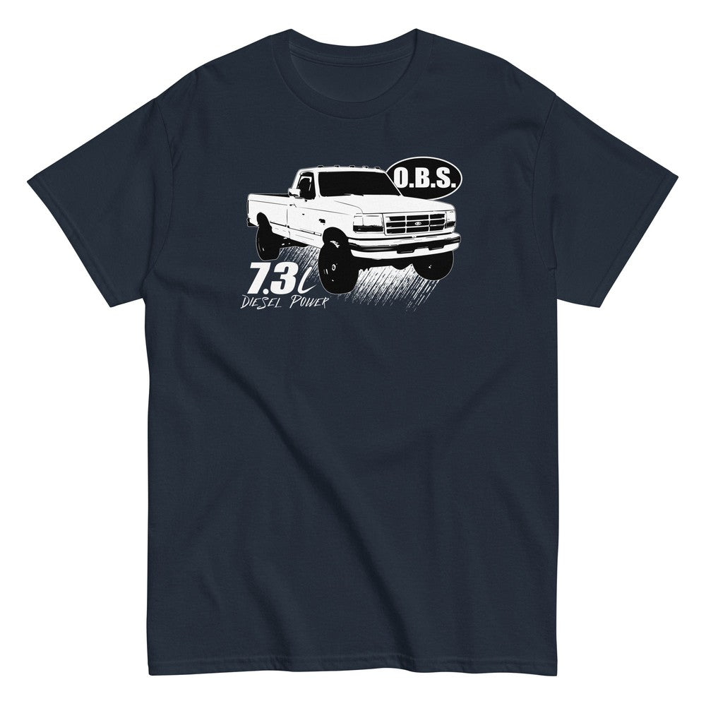OBS Super Duty Single Cab 7.3 Power T-Shirt in navy