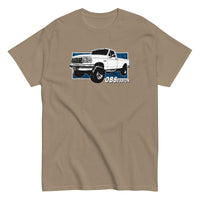 Thumbnail for OBS Truck T-Shirt With Single Cab 90s Ford Truck - brown