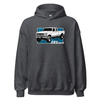 Thumbnail for OBS Ext Cab Ford 4X4 Truck Hoodie in grey