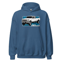 Thumbnail for OBS Ext Cab Ford 4X4 Truck Hoodie in indigo