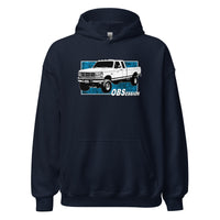 Thumbnail for OBS Ext Cab Ford 4X4 Truck Hoodie in navy