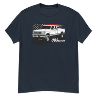 Thumbnail for Patriotic OBS Ext Cab Truck T-shirt in navy