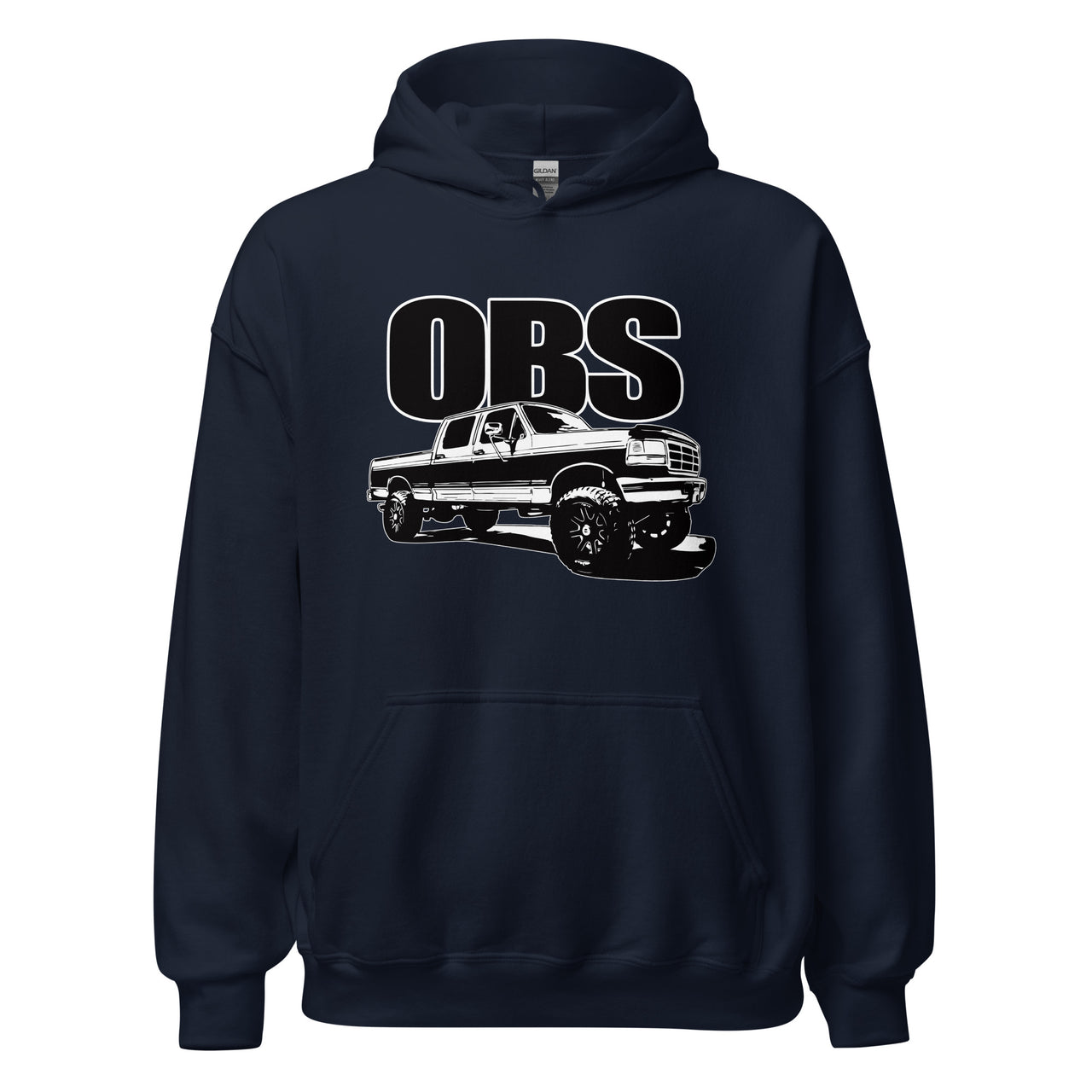 OBS crew cab ford hoodie navy