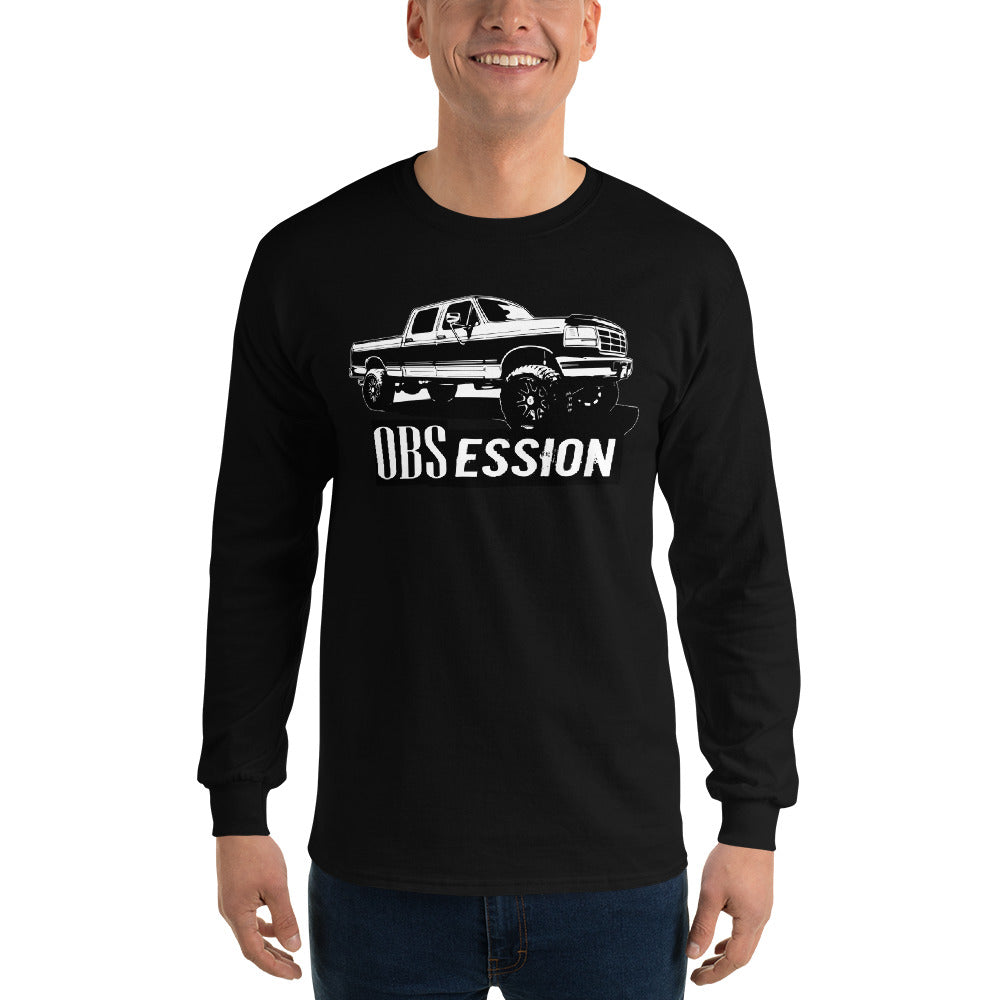 Obs Ford Crew Cab Shirt modeled in black