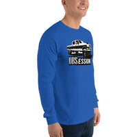 Thumbnail for Obs Ford Crew Cab long sleeve Shirt modeled in blue right