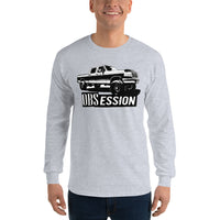 Thumbnail for Obs Ford Crew Cab long sleeve Shirt modeled in grey front