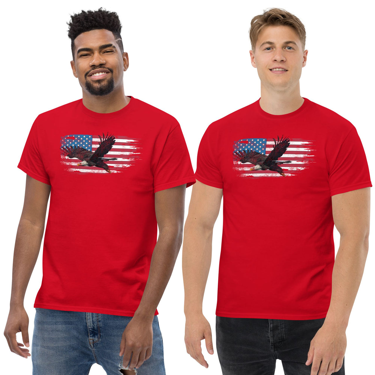 American Flag Bald Eagle T-Shirt