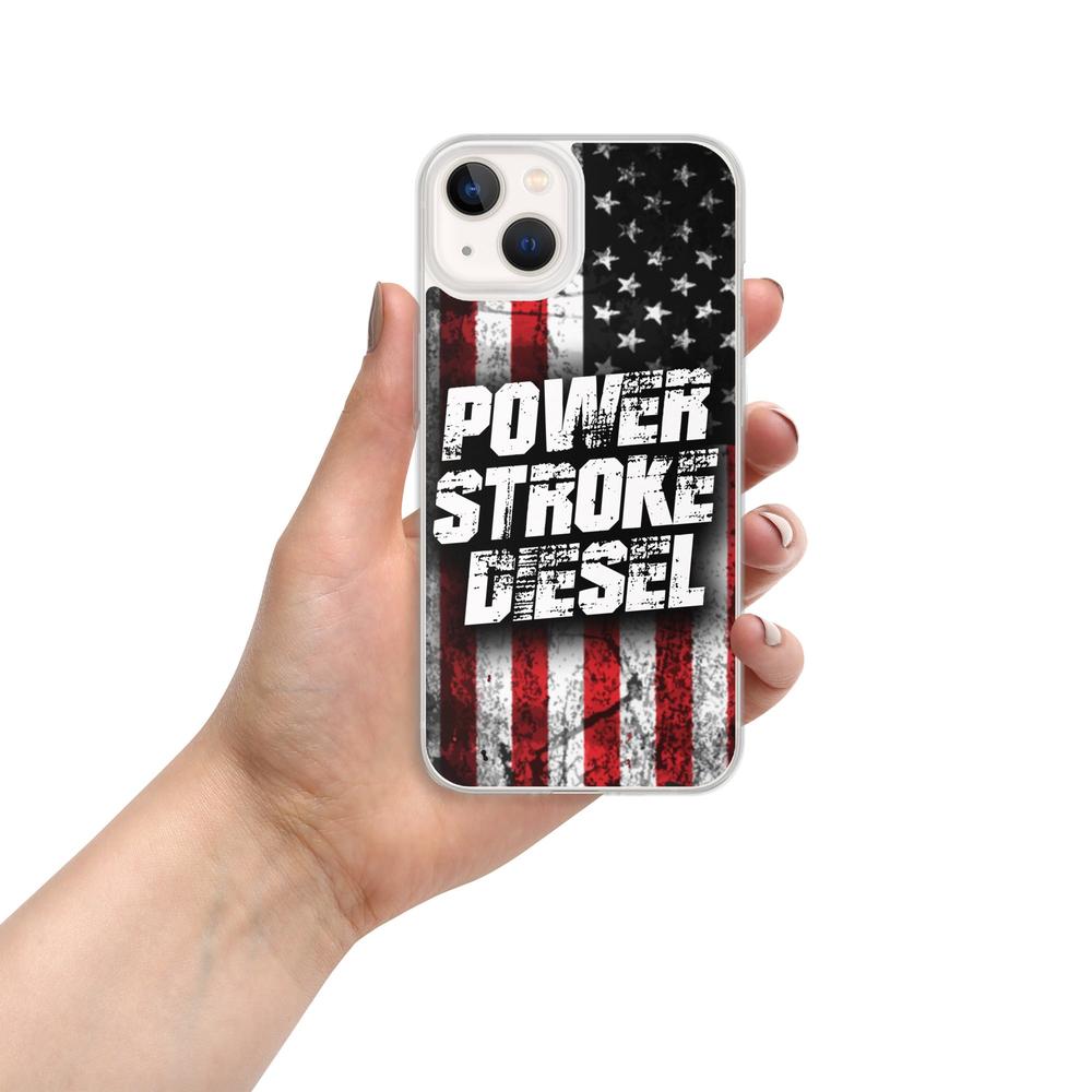 Power Stroke American Flag Phone Case - Fits iPhone