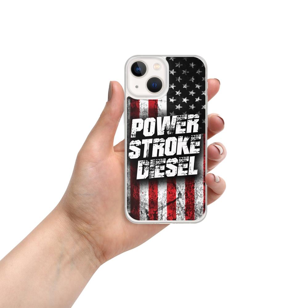Power Stroke American Flag Phone Case - Fits iPhone