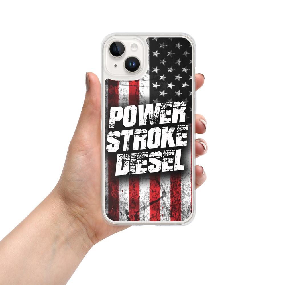 Power Stroke American Flag Phone Case - Fits iPhone