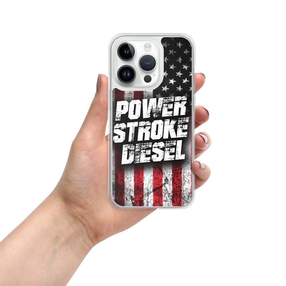 Power Stroke American Flag Phone Case - Fits iPhone