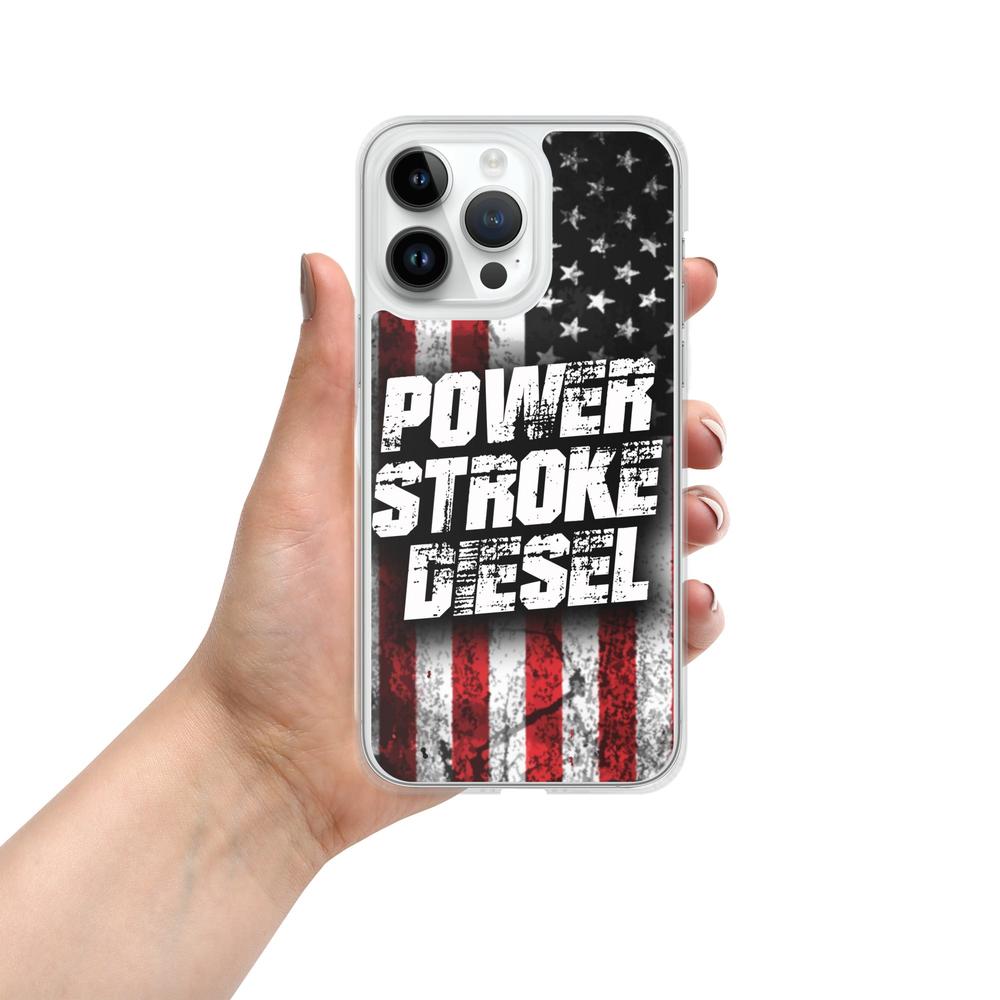 Power Stroke American Flag Phone Case - Fits iPhone