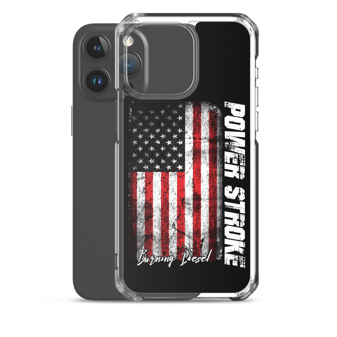 Powerstroke Phone Case Fits iPhone Power Stroke American Flag
