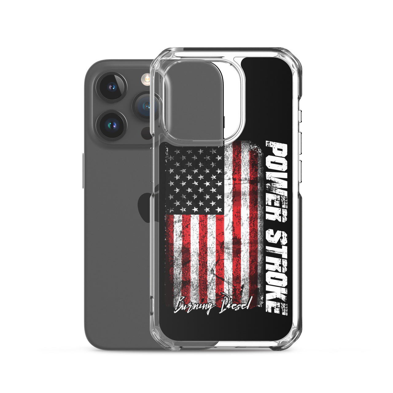 Powerstroke Phone Case Fits iPhone Power Stroke American Flag