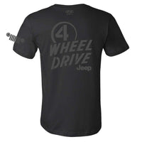 Thumbnail for Mens Jeep® Willys 4WD T-Shirt - Black